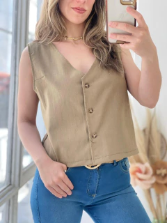 CHALECO DE LINO en internet