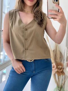 CHALECO DE LINO - tienda online