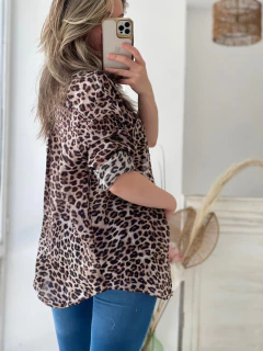 CAMISA DE GASA DISEÑO ANIMAL PRINT - comprar online