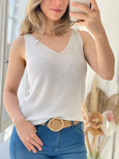 MUSCULOSA DE HILO Y LUREX