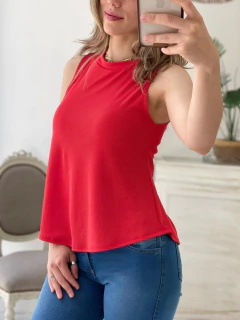 MUSCULOSA cuello americano - tienda online