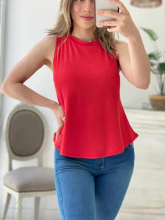 MUSCULOSA cuello americano - Maria Cruz