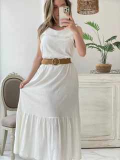 Imagen de VESTIDO DE LINO LARGO
