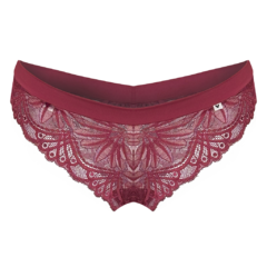 calcinha fio marsala - B09/R159