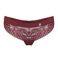 calcinha biquíni marsala - B04/R148