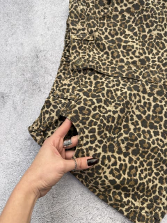 Short de JEAN MOM PRINT con elástico atrás - rígido -♡ - Qué Barbara! - TALLES REALES