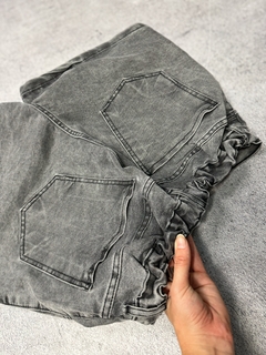 Short de jean gris nevado con tajitos -rigido- ♥ - Qué Barbara! - TALLES REALES