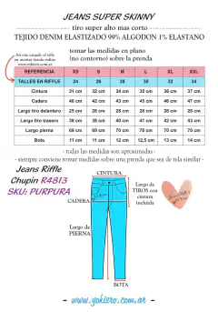 Jeans Riffle Chupin R4813 - comprar online