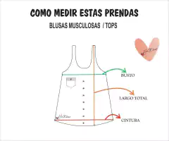 Blusa Musculosa MUSA Gris Oscuro - comprar online