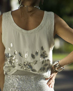 Blusa Musculosa KYLIE Blanca