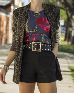 Blazer FURY LEOPARDO METALIC - comprar online