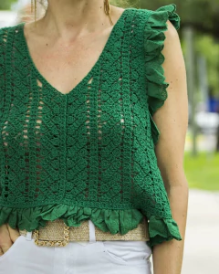 Blusa Musculosa CIANO Verde [S|M] - tienda online