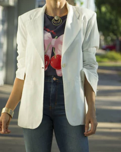 Blazer DORIAN Blanco - tienda online
