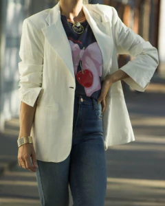 Blazer DORIAN Blanco - comprar online