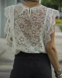 Blusa LIRIA Blanca - tienda online