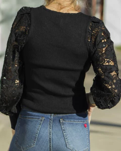 Sweater AVERY Negro - Yo Kiero