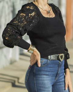 Sweater AVERY Negro