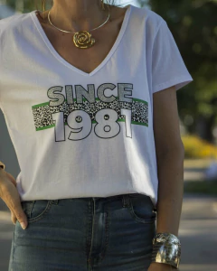 Remera SINCE 1981 Blanca - comprar online