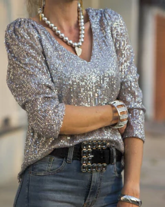 Blusa CASILDA Plata