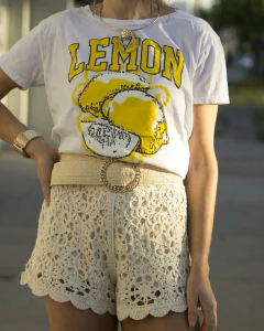 Remera LEMON Blanca