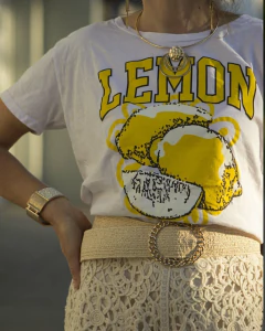 Imagen de Remera LEMON Blanca