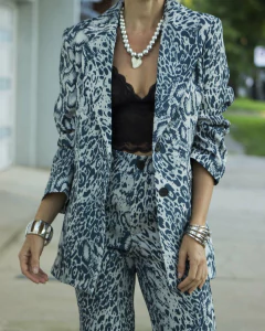 Blazer BAGNI Snake Gris - Yo Kiero