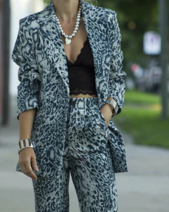 Blazer BAGNI Snake Gris