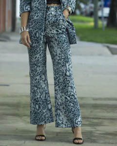 Pantalon BAGNI Snake Gris