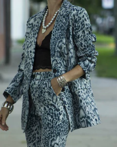 Imagen de Blazer BAGNI Snake Gris