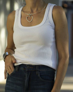 Remera Musculosa CLOY Blanca