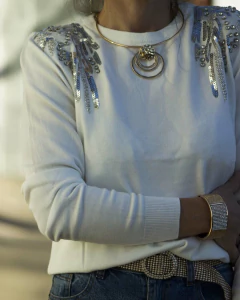 Sweater MONTANA Blanco - tienda online