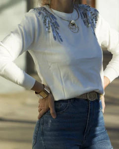 Sweater MONTANA Blanco - Yo Kiero