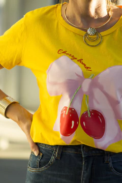 Remera GUINDAS Amarilla - Yo Kiero