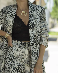 Blazer BISFURY LEOMIX Print