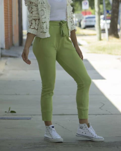 Imagen de Babucha NELL Verde Lisa Con Puño