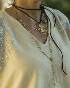 Collar ROSARIO CODIGO 521 Dorado - comprar online