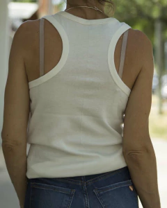 Remera Musculosa CINDY Beige - Yo Kiero