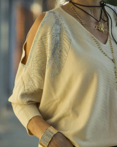 Sweater ELOISE Beige - Yo Kiero