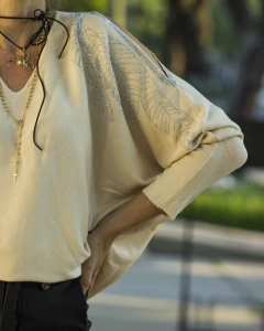 Sweater ELOISE Beige en internet