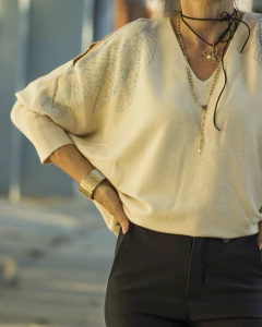Sweater ELOISE Beige - tienda online