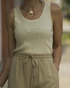 Top Musculosa MARFIL Beige