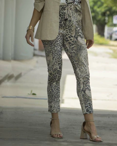 Babucha PARDO Print Leopardo Con Puño en internet