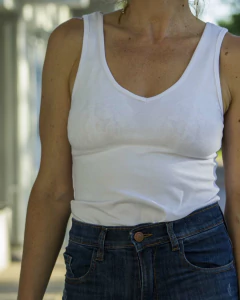 Remera Musculosa MARGA Blanca