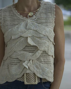 Blusa Tejida BLOOM Beige