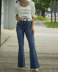 Blusa Tejida MOCHI Blanca - tienda online