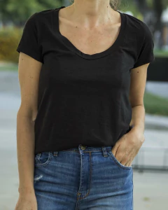 Remera Básica ADELE Negra [S=1]