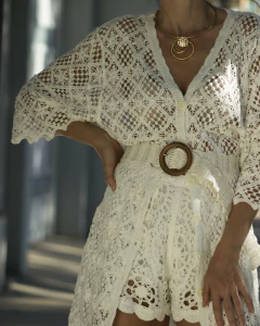 Kimono ZULI Blanco - tienda online