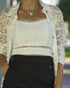 Vestido Camisero LARA Blanco en internet