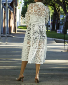 Vestido Camisero LARA Blanco - Yo Kiero