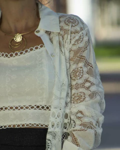 Vestido Camisero LARA Blanco - Yo Kiero